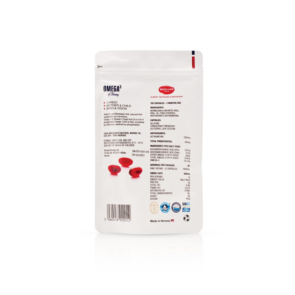 Antarctic Krill 6 x Pouches (720 caps)