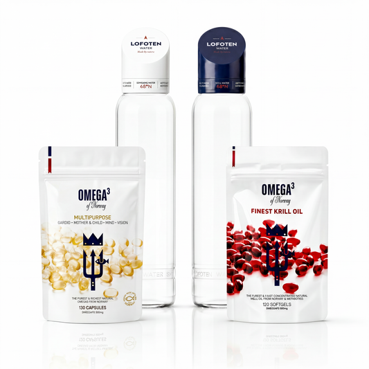 Annual Omega-3, Krill & Lofoten Water Bundle
