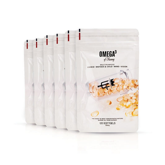 Norway Omega-3 6X Pouches (720caps)