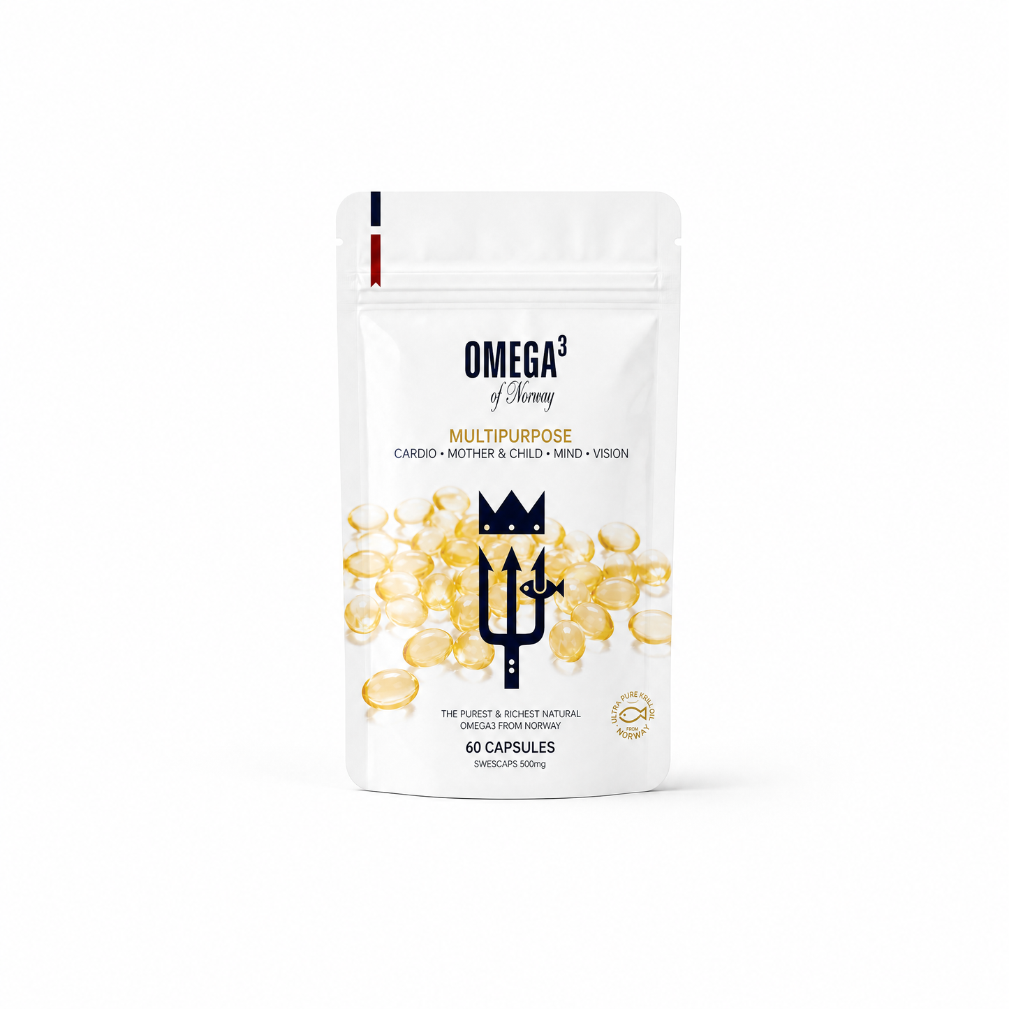 Bolsa de Omega-3 de Noruega (60 cápsulas)