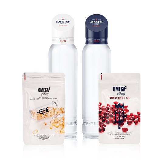 Annual Omega-3, Krill & Lofoten Water Bundle